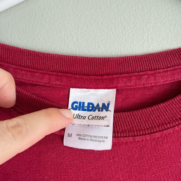 Vintage Leann Rimes Shirt Red Size M - Picture 4 of 6